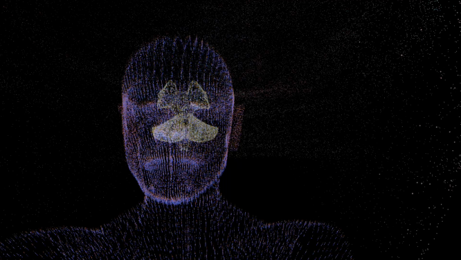 创意粒子光束动感变幻动画vj大屏素材