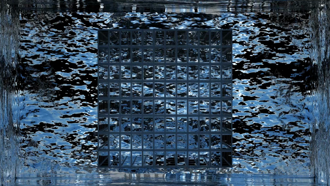 波光粼粼vj大屏素材