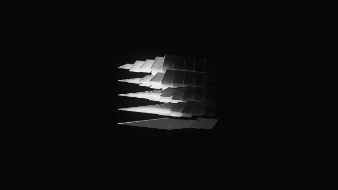 漂浮空间3d艺术vj大屏素材