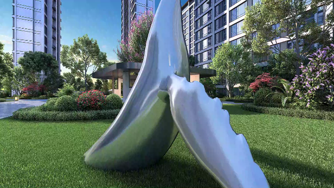 高端住宅园林景观建筑三维动画