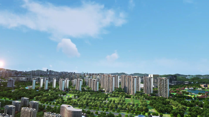 地产建筑区位景观规划动画（合集）
