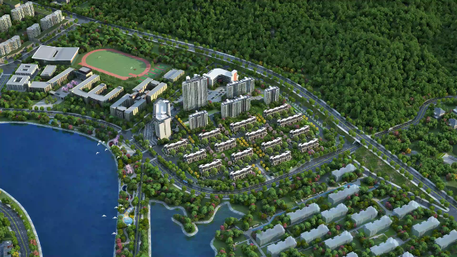 数字城市道路区位三维动画