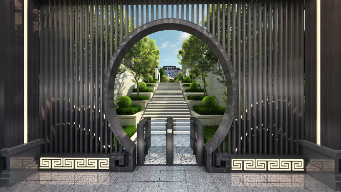 唯美中式园林景观三维动画（合集）