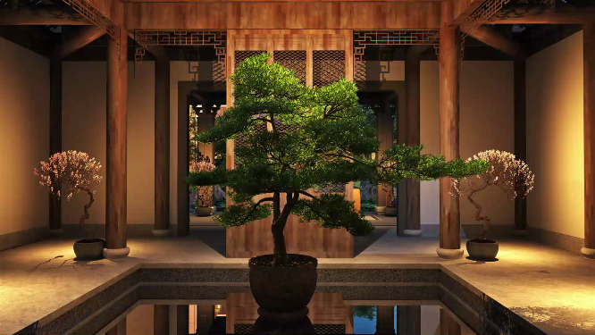 新中式园林景观动画素材（合集）