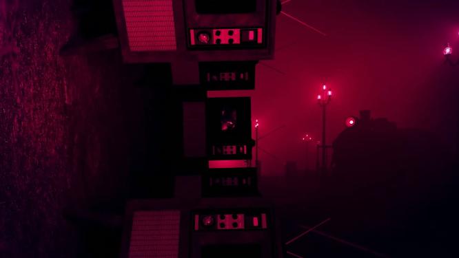 炫酷夜店蓝绿光影人物套装