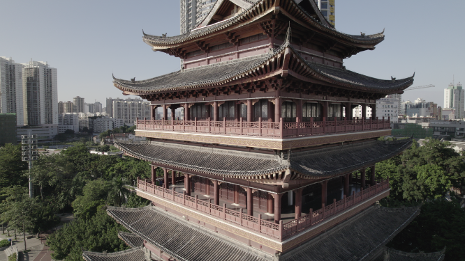 宫殿由近及远的样貌