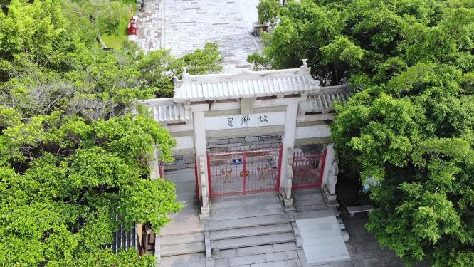 航拍广州花都碧桂园假日半岛故乡里景区
