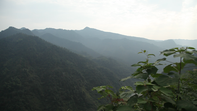 茶马古道山谷河流素材