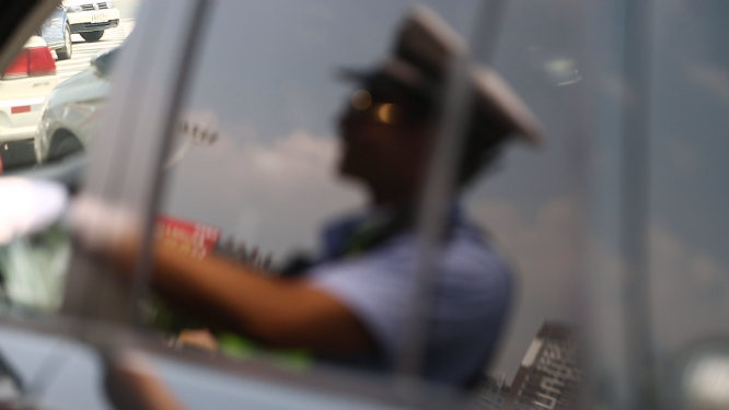交警执法过程素材