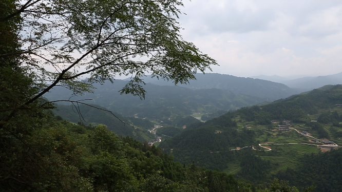 山间景区空镜自然风光素材