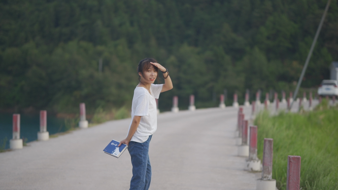 唯美回眸自然人文风光素材