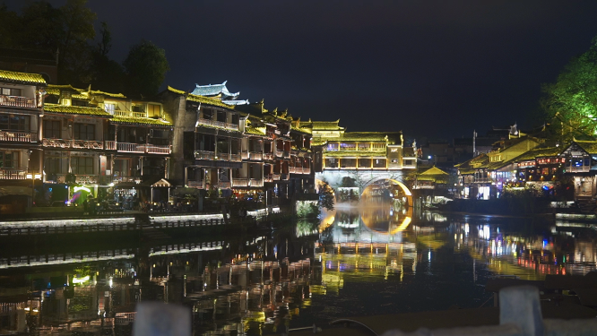 夜景灯光人物运镜自然人文风光