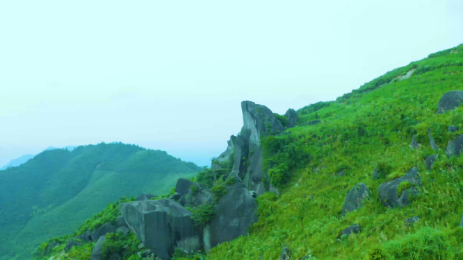 航拍青山