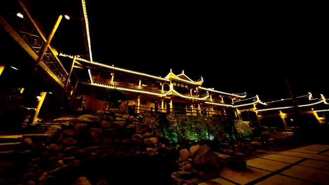 枫香瑶寨夜景