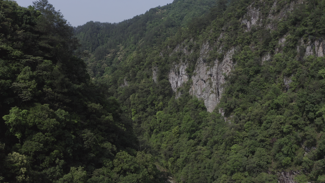 高山台地山川航拍素材