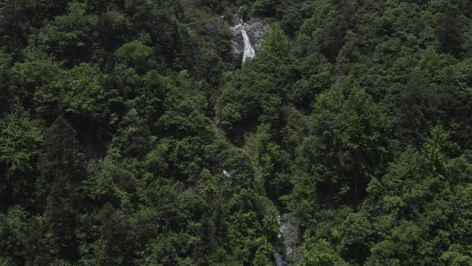 高山台地山川航拍素材
