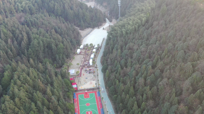 穿岩山国家森林公园 茶马古道自然风光素材