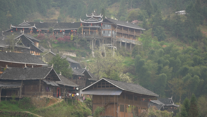 雪峰山旅游雁鹅界传统建筑群