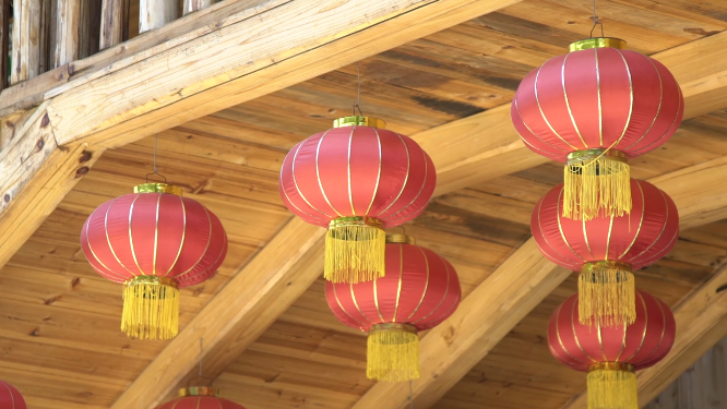 红灯笼特写镜头