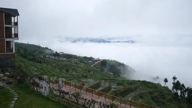 云瑶山间浓密厚重云雾素材