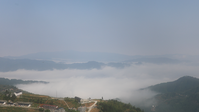 云瑶山间浓密厚重云雾素材