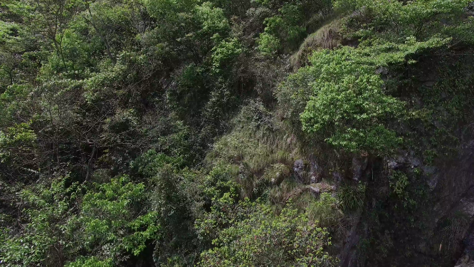 穿岩山风景航拍