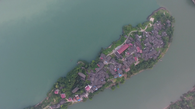 溆浦穿岩山江河航拍