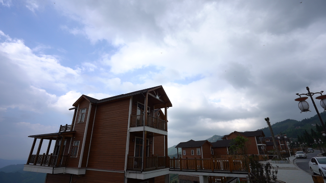 花瑶房屋建筑空镜