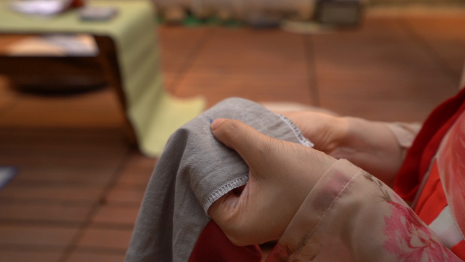 裙幄宴古装女子针织活动素材