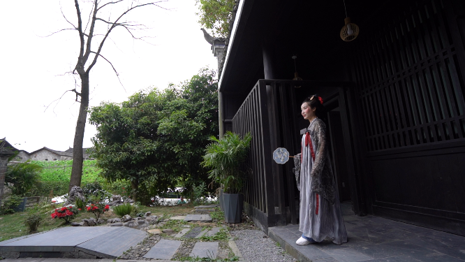 裙幄宴人物互动素材