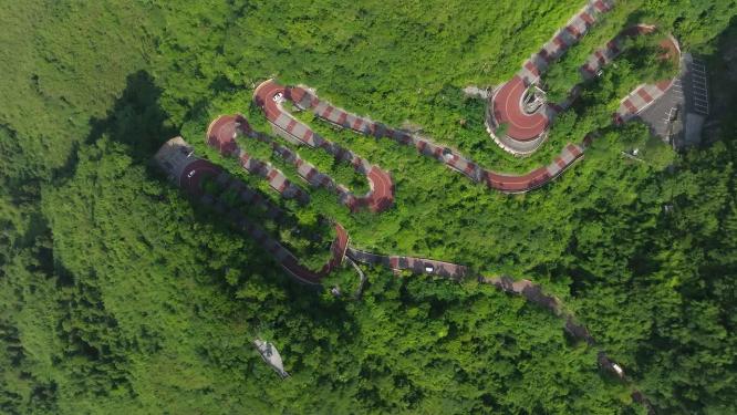 4K航拍湘西吉首矮寨盘山公路