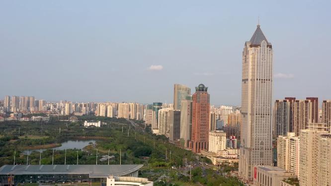 4K航拍海口城市空镜
