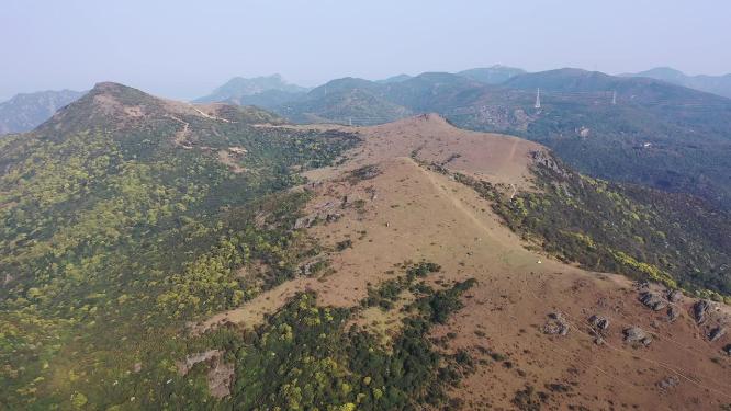 福州福清大姆山草场自然风光航拍