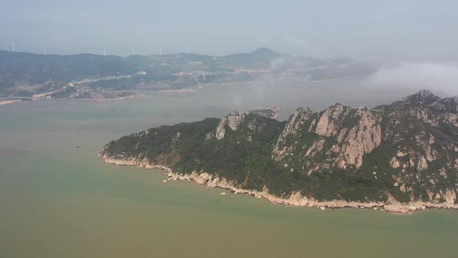 福建宁德霞浦沙滩海岸线自然风光航拍