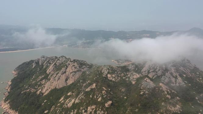 原创 福建宁德霞浦沙滩海岸线自然风光航拍