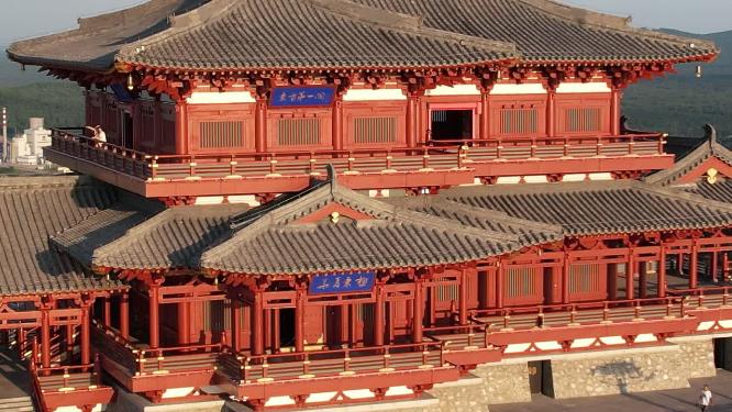 黑龙江抚远市东极阁古建筑