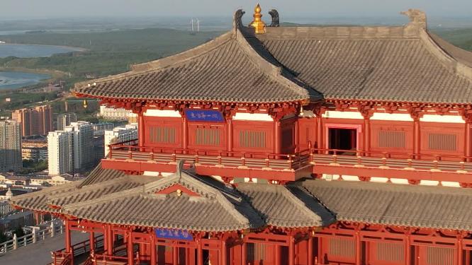 黑龙江抚远市东极阁古建筑