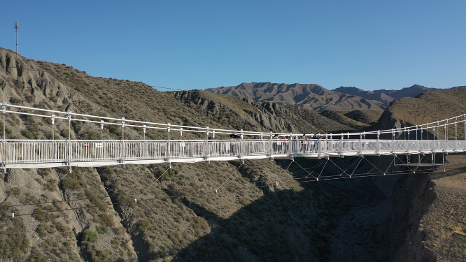 原创 新疆旅行独山子大峡谷自然风光航拍