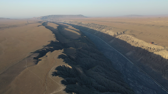 原创 新疆旅行独山子大峡谷自然风光航拍