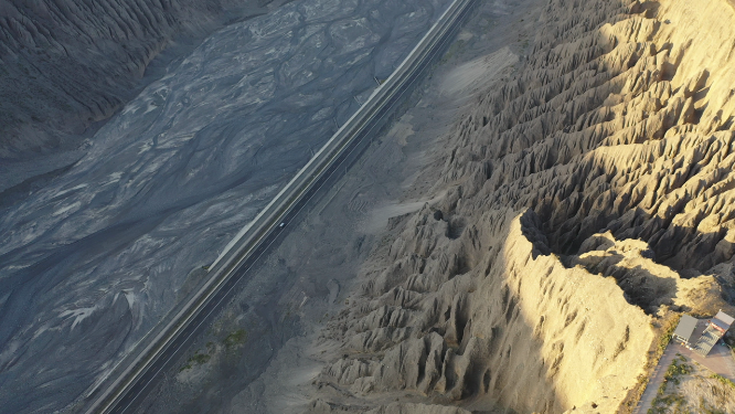 原创 新疆旅行独山子大峡谷自然风光航拍