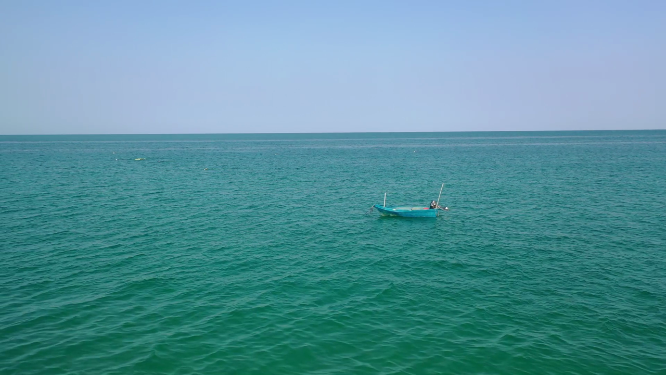 广西北海涠洲岛海滨海景自然风光航拍