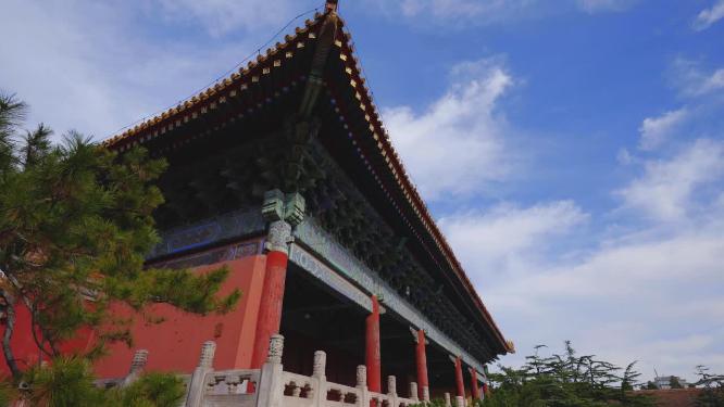 红墙古城城墙城门城洞