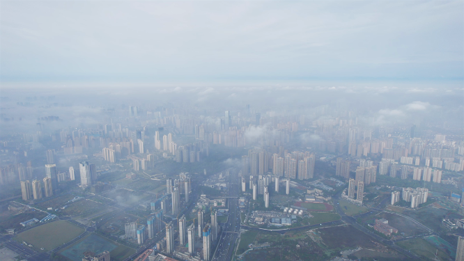 云间的高层建筑