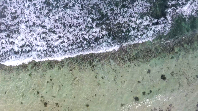 4k海浪 沙滩 情侣