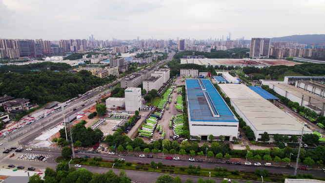 中联重科重工业生产基地 