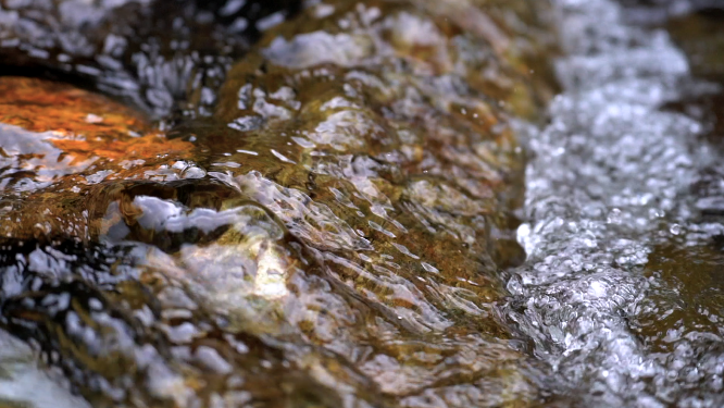 水 山泉水 溪水