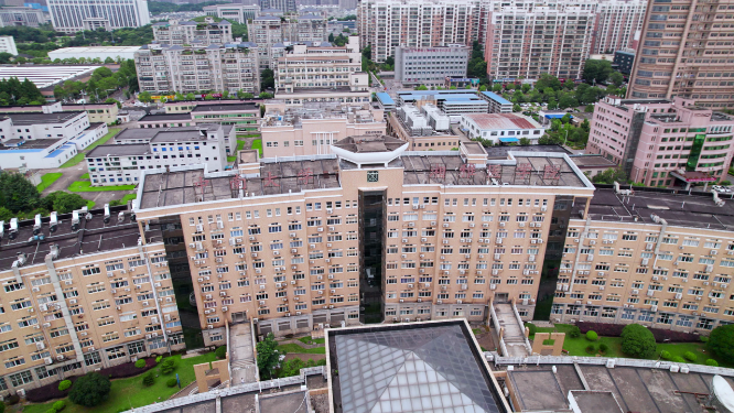 湘雅医学院教学楼航拍