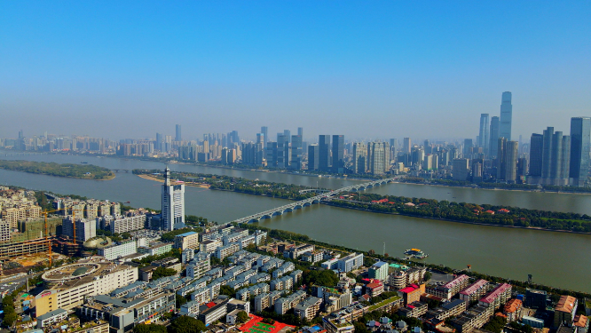 长沙航拍城市宣传素材