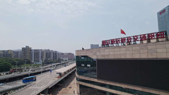 长沙西站湘江新区综合交通枢纽航拍合集