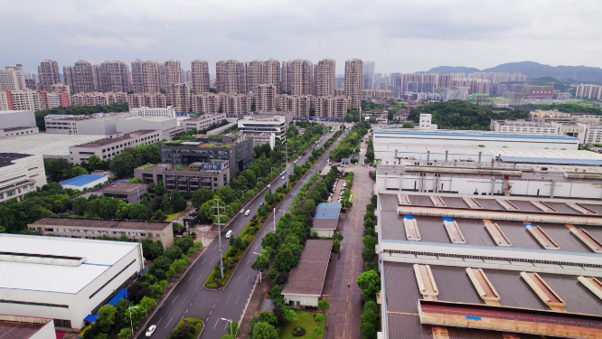 长沙麓谷高新技术开发区航拍 